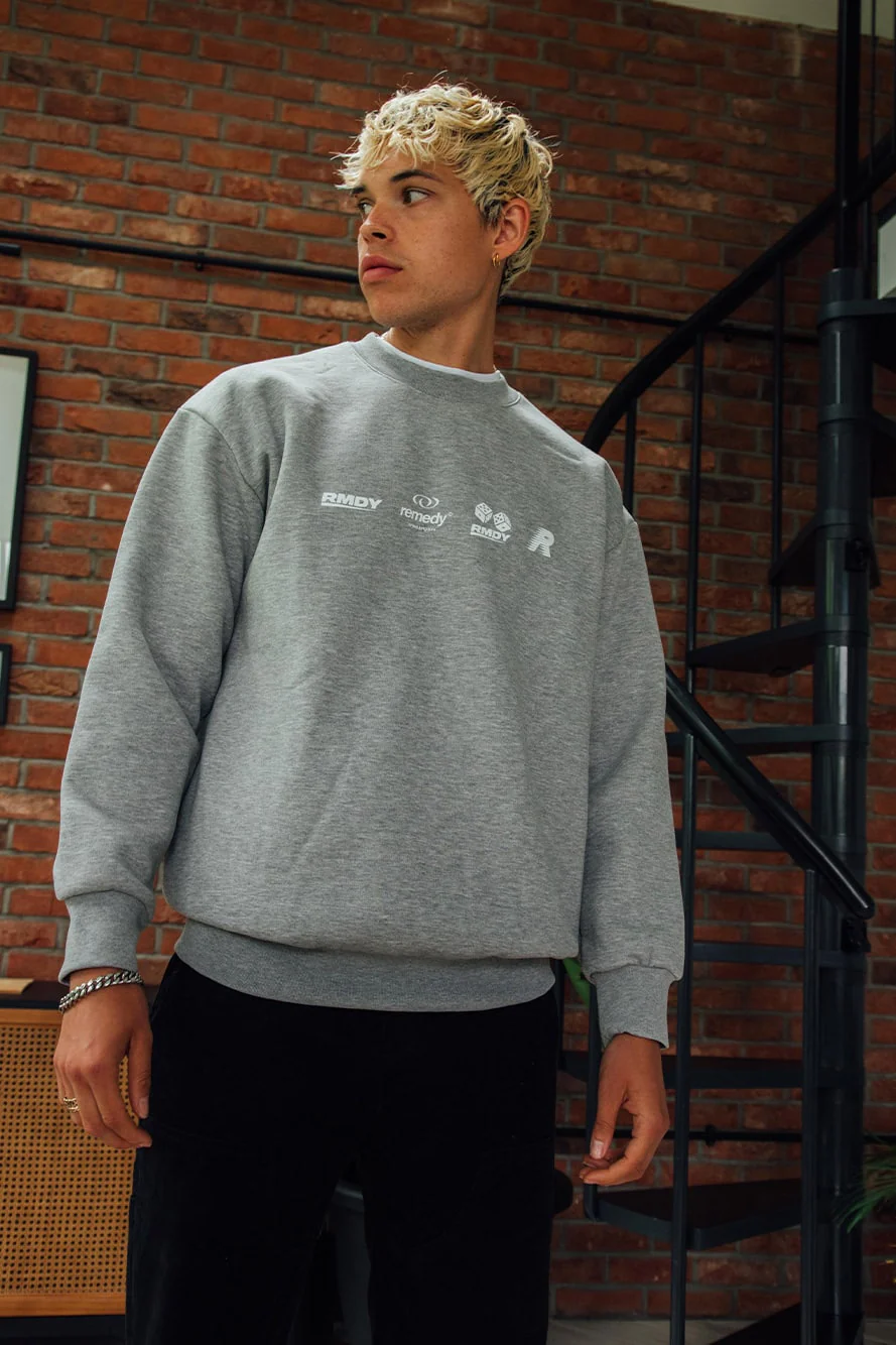 Grey Dice RMDY. Jumper