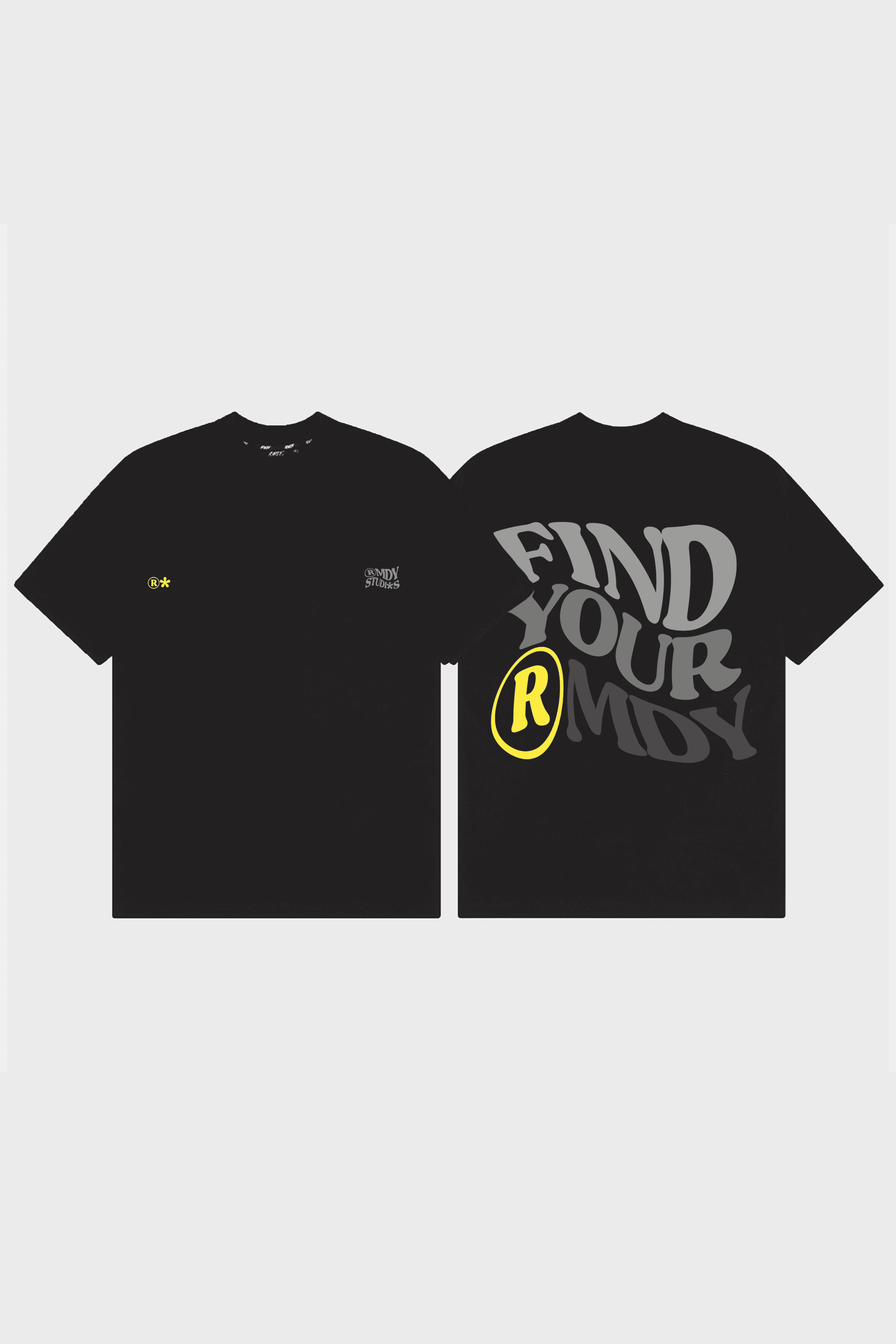 Black Find Your RMDY. Flow Tee